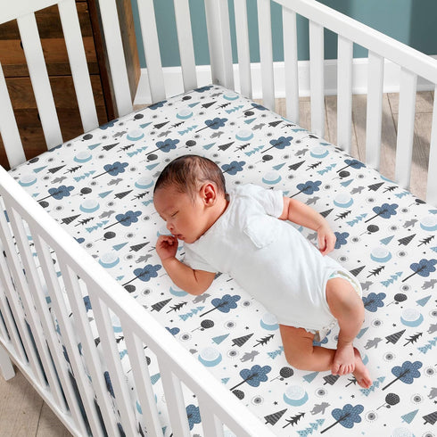 Lambs & Ivy Forever Pooh Fitted Crib Sheet, Multicolor , 28x52 Inch (Pack of 1)...
