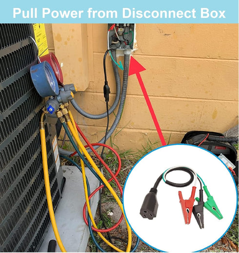 HVAC Tools Kit Accessory for Circuit Breaker Finder Vacuum Pump, Ac Guages Clearance and Equipment, Compatible with Yellow Jacket 69522, 69411,RT3...