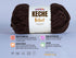 Keche Velvet Yarn for Crocheting, Soft Chenille Bulky Baby Blanket Amigurumi Yarn 100 gr (132 yds) - Brown......