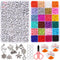 Goody King Jewelry Making Kit Beads for Bracelets - 5000+pcs Bead Craft Kit Set, Glass Pony Seed Letter Alphabet DIY Art and Craft - Gift for Her ...