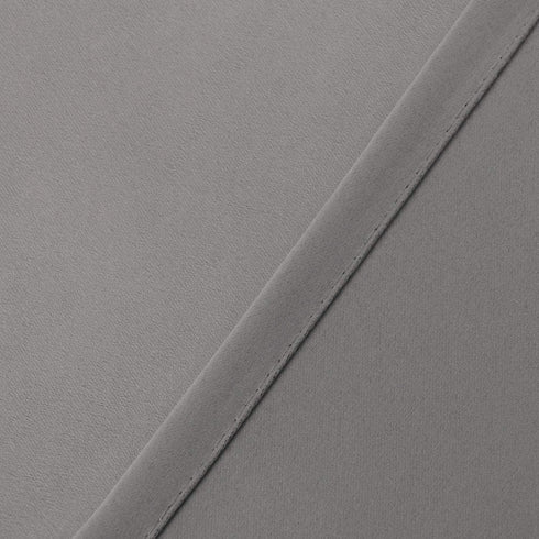 Hiasan Valance Curtains for Kitchen Blackout Thermal Insulated Solid Window Curtain Valance, Grey, 42 x 18 Inches, 1 Panel...