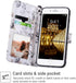 ULAK Compatible with iPhone 8 Plus/7 Plus Wallet Case for Women, Premium PU Leather Flip Cover with Card Holders, Kickstand Feature Protective Pur...