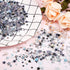 Hestya 60g Star Confetti Glitter Table Confetti Metallic Foil Stars for Party Wedding Festival Decorations(Silver Set,10mm and 6mm)...