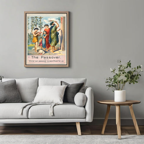 Posterizer 1 pcs-The Passover poster-Religious Posters-Gifts for Christians -Decor for Church, Sunday School Classroom- unframed wall art...