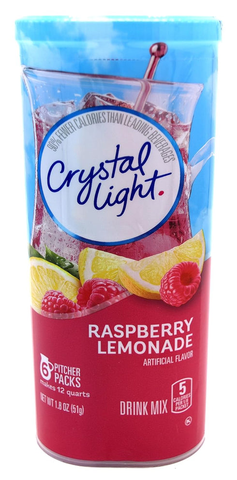 Crystal Light Raspberry Lemonade, 12-Quart 1.8-Ounce Canister (Pack Of 2)...