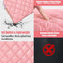 Puffy Quilted Travel Cable Electronic Organizer for Accessories Laptop MacBook Power Adapter, Wireless Mouse, for iPhone Charger, Cellphone, Power...