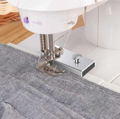 Magnetic Seam Guide,Seam Guide Ruler,Adjustable Guide Sewing Machine Presser Foot for Sewing Machine,4 Pieces Sewing Machine Accessories for Begin...