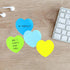 8 Color Sticky Notes Super Cute Post It Notes 240 Sheets Self-Sticky Note Pads for School Office Home (Heart Shape Sticky Notes)...