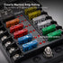 Nilight - 50016R 120 pcs Standard Fuse Assortment kit – 5, 7.5, 10, 15, 20, 25, 30 AMP – Regular APR/ATO (Open)/ATC Blade Fuses for Cars, Trucks, ...