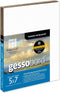 Ampersand Art Supply Gesso Wood Painting Panel: Museum Series Gessobord, 5" x 7", 1/8" Flat Profile, Pack of 3...