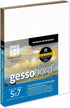 Ampersand Art Supply Gesso Wood Painting Panel: Museum Series Gessobord, 5" x 7", 1/8" Flat Profile, Pack of 3...
