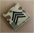 2” x 2” Multicam OCP IR US Army Rank IR Flag Patch with Hook Fastener (E5 Sergeant)...
