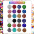 24 Box Crushed Glass Craft Glitter Fine for Resin Art, Small Broken Glass Pieces Irregular Metallic Crystal Chips Chunky Flakes Sequins for Nail A...