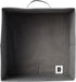 Amazon Basics Collapsible Fabric Storage Cube Organizer with Handles, 10.5 x 10.5 x 11 Inch, White/ Light Grey Stripe - Pack of 6...