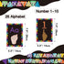 Sign Language Bulletin Board Letters - 36 ASL Alphabet Learning ABC Alphabet Poster Classroom Decor Cards Set Kindergarten/Primary School Classroo...