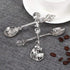 Fdit Vintage Style Coffee Spoons Set 3Pcs Dessert Spoons Royal Style Metal Carved Teaspoons for Kitchen Dining Bar and Tea Parties...