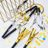Skylety 48 Pieces Gold Silver Noise Makers for Adults Kids Party Horns and Blowers Noisemakers for Graduation Birthday Sporting Events Baby Shower...
