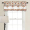 Lush Decor Clara Valance Paisley Damask Print Bohemian Style Single Curtain, 18” x 52”, Turquoise and Tangerine...