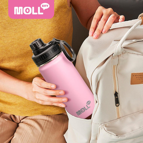 Kids Water Bottle with Spout Lid-12 oz Small Insulated Sports Water Flask for School-Reuasble Stainless Steel Vacuum Travle Leak Proof Water Bottl...