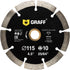 4 1/2 Inch Diamond Blade for Angle Grinder — Diamond Cutting Wheel for Cutting Stone, Marble, Granite, Brick, Masonry, Paving Flag, Concrete — Dia...