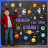 68 Pcs Outer Space Classroom Bulletin Border Decoration Star Cutouts Planet Astronaut Spacecraft Instrument Cutout Reach for The Stars Cutouts for...