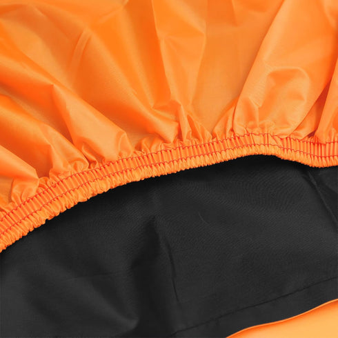 uxcell L 190T Rain Dust Protector Black+Orange Scooter Motorcycle Cover 86" for Harley Davidson...