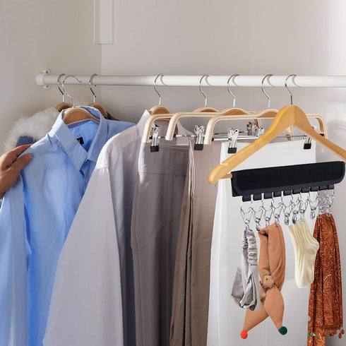 Hat Rack for Baseball Caps Hat Organizer Holder for Hanger & Room Closet Display, 2Pack 10 Hat Storage Clips for Hang Ball Caps Beanie, for Men Gi...