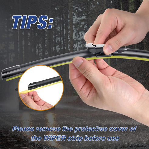 26"+23" Wiper Blades Replacement for Toyota Tundra 2007-2020,Sequoia 2008-2020 Quiet and Durable Stable All-Season Windshield Wiper Blades...