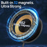 Magnetic Wireless Charger,MagEase 15W Wireless Charger Magnetic Compatible with iPhone 15/14/13/12 Series and AirPods 3/2/Pro, Charging Pad with U...