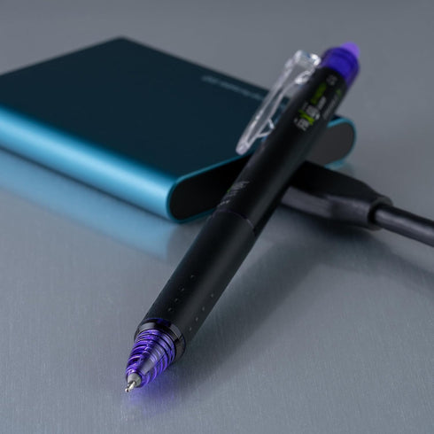 PILOT, FriXion Synergy Clicker Erasable, Refillable, Retractable Gel Ink Pens, Extra Fine Point 0.5 mm, Pack of 12, Purple Ink...