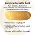Jacquard Lumiere 2.25oz Fabric Paint Metallic Gold - Metallic Paint for Fabric, Leather, Canvas, Paper and Wood - Light-bodied Metallic Acrylic Pa...