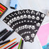 59.1 Feet Pet Paw Bulletin Board Border Classroom Decorations Black and White Puppy Boarders for Bulletin Board Paw and Bone Print for Walls Desks...