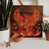 FINGERINSPIRE Phoenix Stencil 11.8x11.8inch Reusable Firebird Drawing Stencil DIY Art Phoenix Bird Decoration Template Animal Stencil for Painting...