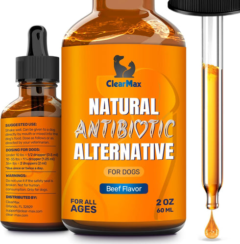 Antibiotic for Dogs ? Dog Antibiotic ? Natural Antibiotics for Dogs ? Pet Antibiotic ? Dog Antibiotics with Beef Flavor ? 2 Oz...