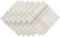 DII French Stripe Tabletop Collection Farmhouse Style Dining Table Linen Napkin Set, 20x20, White Chambray, 6 Piece...