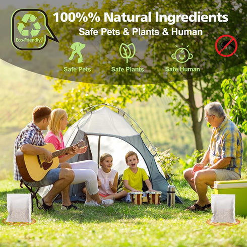 10 Pack Mosquito Repellent Powerful Mosquito Deterrent Outdoor/Indoor Natural Mosquito Repellent for Kids & Pet,Mosquito Control for Room/Yard/Cam...