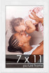 Poster Palooza 7x11 Frame White Solid Pine Wood Picture Frame | UV Acrylic, Foam Board Backing & Hanging Hardware...