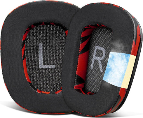 SOULWIT Ear Pads Cushions Replacement for Logitech G35 G930 G933 G933S G935 G633 G633S G635 G533 G430 G431 G432 G433 Gaming Headset, Earpads for G...