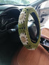 Handmade Crochet Sunflower Crochet Steering Wheel Cover for Women Girl...