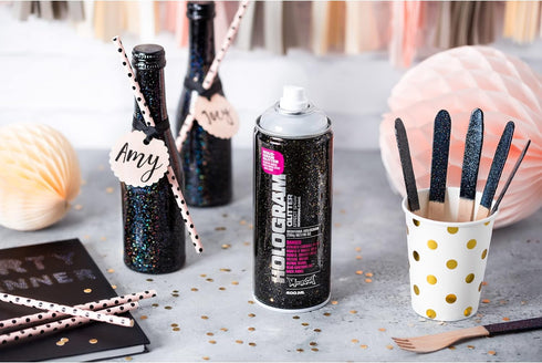 Montana Cans Montana Effect 400 ml Hologram Glitter Color, Clear Spray Paint...