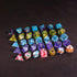 7PCS DND Dice Set,Handmade Sharp Edge Dice Set Mystery Blind Box D&D RPG Polyhedral Resin Dice,for Dungeons and Dragons TTRPG Games Roleplaying Ga...