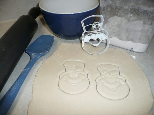 Frosty Themed Snowman Face Head Movie TV Character Christmas Cookie Cutter Made in USA PR2901...