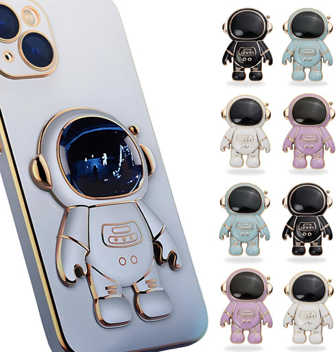 10 PCS Astronaut Phone Ring Holder Finger Kickstand (Value Pack) Cute Foldable Space Phone Back Grip Smartphone Hidden Stand | Compatible with All...