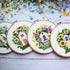 Zheeyee Embroidery kit for Adults Beginners Cross Stitch Kits for Beginners Hand Embroidery with Plant Patterns and Instructions DIY Kits for Adul...