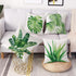 Outdoor Throw Pillow Covers 18x18 Set of 4 Waterproof Summer Tropical Leaves Pillow Covers Palm Monstera Leaf Decorative Cushion Case for Patio Fu...
