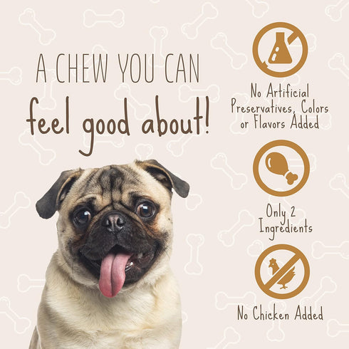 Better Belly Pork Hide Rolls with Smoke Flavor Small, 20 Count, Digestible Pork Hide for Dogs (P-94453)...