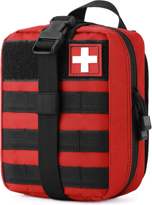 Gonex MOLLE Medical Pouch EMT First Aid Pouch Rip-Away IFAK Tactical Utility Pouch for Outdoor Activities Medical Supplies (Bag Only)...