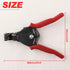 Automatic Wire Stripper Tool Self Adjusting Wire Stripper Electrical Hand Tool, 11-Inch Heavy Duty Precision Wire Stripping Tool for 8-18 AWG (1-3...