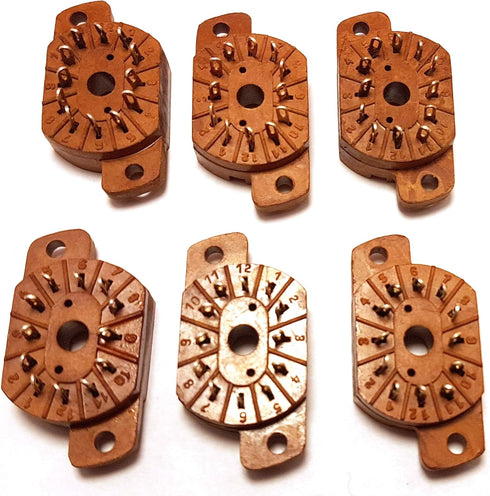 Socket for Nixie Tubes Military Version IN-12A, IN-12B, IN-15A, IN-15B, IV-22, New 6 pcs...