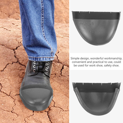 DOITOOL 1 Pair shoe toe covers steel toe covers for work shoe steel toe inserts steel toe covers for safety shoe safety shoe toe guard safety shoe...
